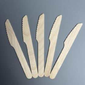 140mm Disposable Birch Wood Cutlery/Knife